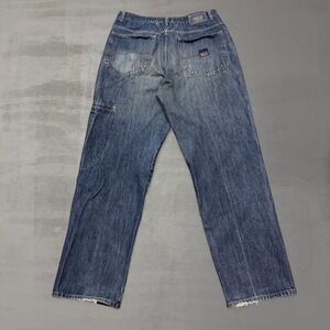 Marithe Francois Girbaud Jeans Blue Baggy Y2K Carpenter Denim 36 x 33
